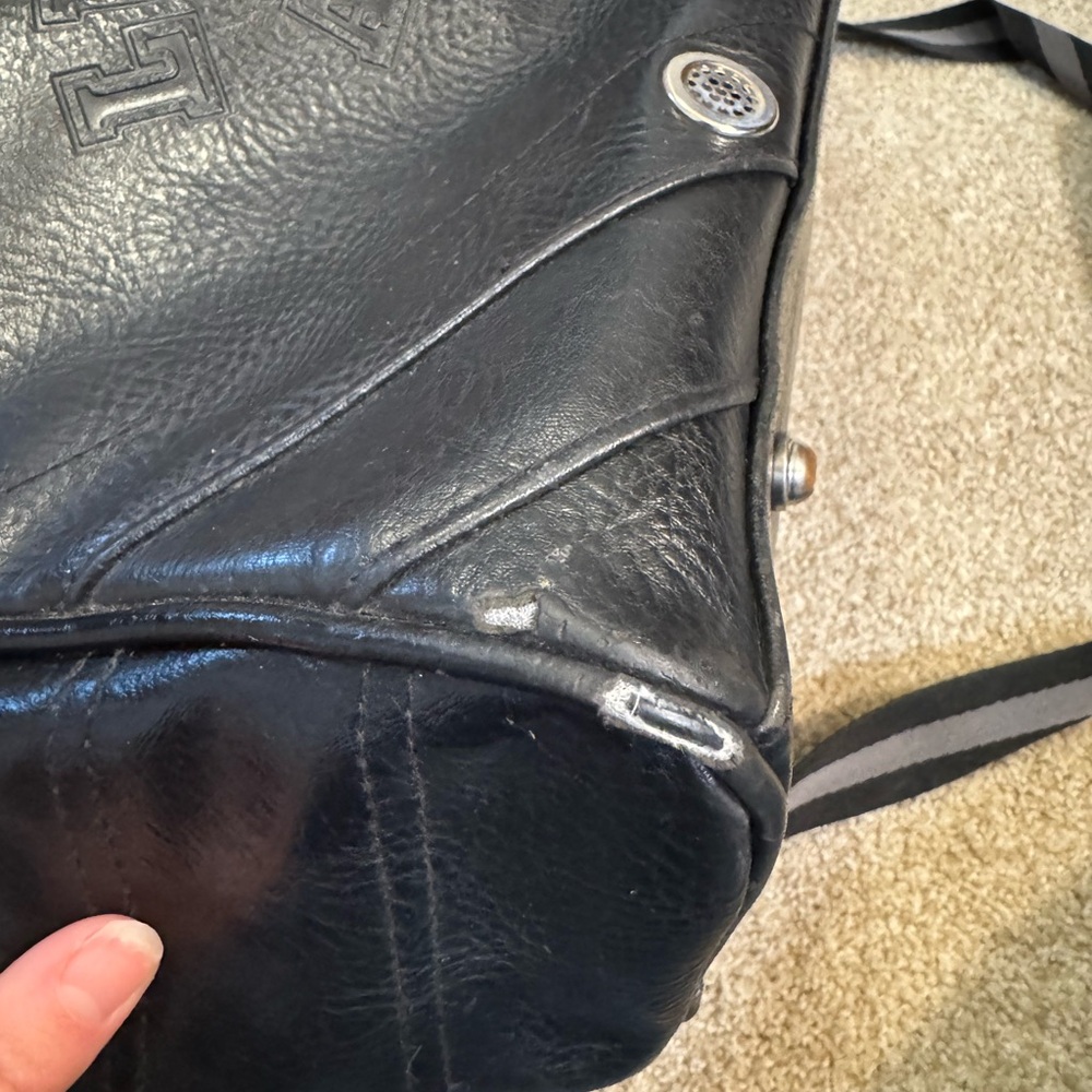 Vintage lululemon Black Duffel Bag Smooth Leather - Picture 6 of 16